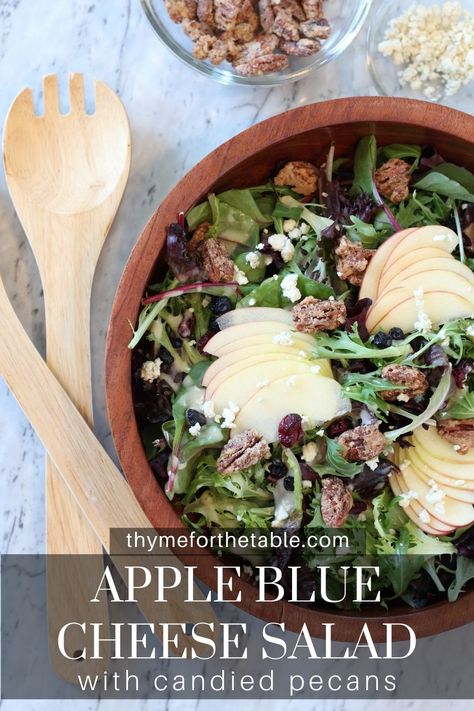 Blue Cheese Apple Salad, Apple Bleu Cheese Walnut Salad, Blue Cheese Cranberry Salad, Apple Walnut Blue Cheese Salad, Cranberry Blue Cheese Salad, Apple And Blue Cheese Salad, Salad With Blue Cheese Crumbles, Blue Cheese Salads, Apple Blue Cheese Salad