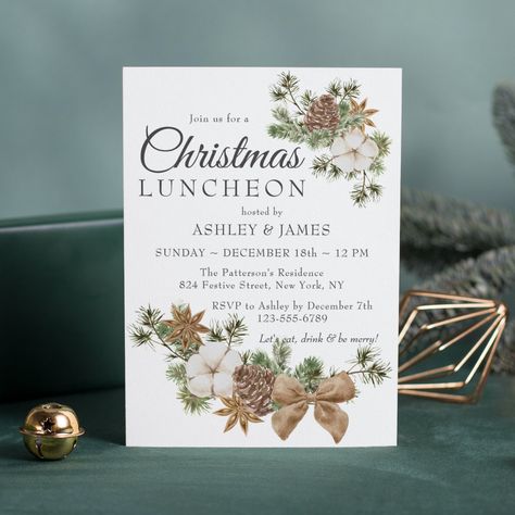 Christmas Party Chic, Christmas Eve Party Invitations, Corporate Christmas Party Invitations, Holiday Luncheon, Christmas Luncheon, Christmas Party Host, Corporate Christmas Parties, Chic Holiday, Christmas Party Invitation