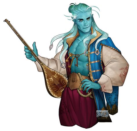 ArtStation - Bard Triton seasonal designs, BoissB - B.J Pirate Dnd Character, Dnd Pirate Character Design, Pirate Bard, Dnd Triton, Pirate Concept Art, Dnd Pirates, Dnd Pirate, Fantasy Pirate, Winter Gala