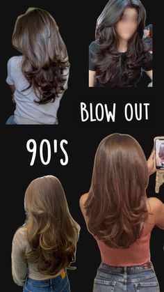 Cute Hairstyles For Homecoming, Haircuts For Long Hair With Layers, Hairstyles For Layered Hair, Haircuts For Wavy Hair, Blowout Hair, 90s Hairstyles, Blow Out, Hair Stylist Life, Haircuts For Long Hair