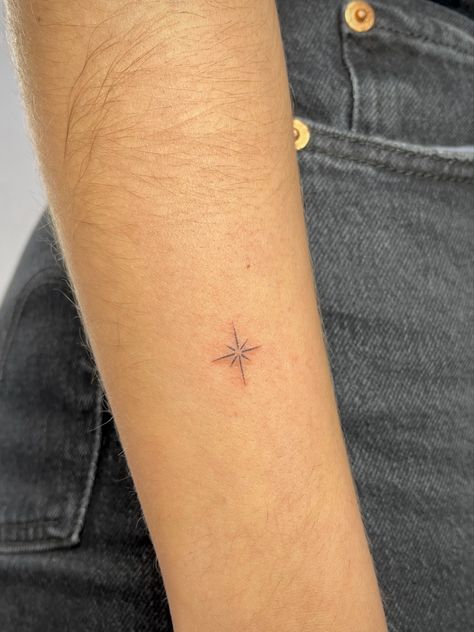 6 Pointed Star Tattoo, Six Pointed Star Tattoo, Masculine Star Tattoo, 8 Pointed Star Tattoo Bryce, Vega Star Tattoo, Evening Star Tattoo, Polar Star Tattoo, Sirius Star Tattoo, Vibey Tattoos