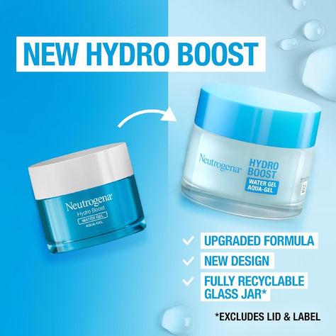 Hydro Boost Hydrating Hyaluronic Acid Water Gel face moisturizer instantly quenches dry skin & locks in clinically proven hydration for 24 hours
Neck & face moisturizer for dry skin is lightweight, oil free, non-comedogenic, & formulated with hyaluronic acid, a hydrator naturally found in skin that binds to water & holds it within skin's surface for more supple & smooth skin Neutrogena Hydro Boost Water Gel, Hydro Boost Water Gel, Water Gel Moisturizer, Gel Face Moisturizer, Hydro Boost, Neutrogena Hydro Boost, Lightweight Moisturizer, Hydrated Skin, Cream For Dry Skin