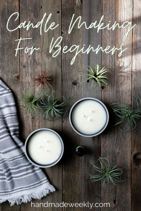 Detailed but simple tutorial on soy candle making for beginners. No experience needed to make healthy non toxic candles at home. #candlemaking #homemadecandles #candlemakingforbegineers… More Healthy Candles, Candle Making For Beginners, Candle Board, Expensive Candles, Smelling Candles, Diy Candles Homemade, Making Candles Diy, Diy Candles Scented, Candle Making Business