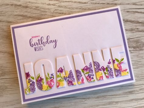 Stampin Up Sister Birthday Cards, Female Birthday Card Ideas, Sister Birthday Cards Handmade, Sister Birthday Card Handmade, Eclipse Cards Ideas, Sister Birthday Cards, Spotlight Cards, Happy Birthday Little Sister, Eclipse Cards