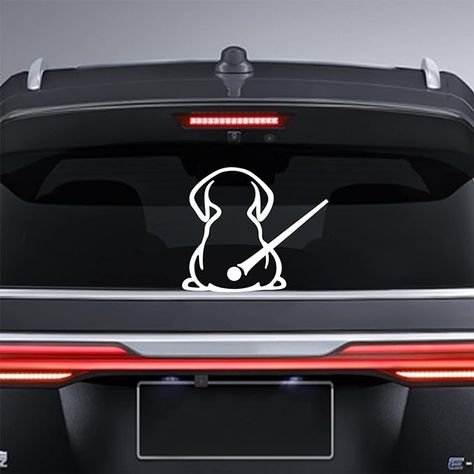 Amazon.com - Dreothy Dog Decals,Waterproof Rear Wiper Decal Cartoon Funny Dog Moving Tail Stickers for Car Rear Dog Windshield Wiper Decal Vinyl Dog Stickers Car Window Stickers(Reflective White) Stickers For Car, Car Wiper, Car Window Stickers, Dog Decals, Stickers Car, Cartoon Funny, Dog Stickers, Windshield Wipers, Window Stickers