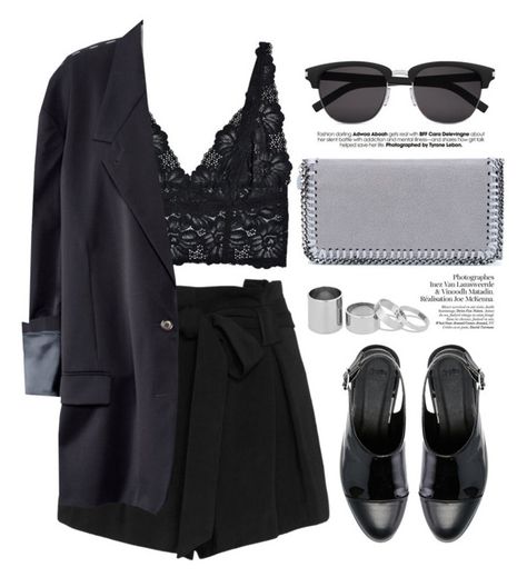 "Unbenannt #724" by style-setup ❤ liked on Polyvore featuring L'Agence, Lonely, H&M, ASOS, STELLA McCARTNEY, Betty Jackson and Yves Saint Laurent Black Brallete Outfit, Brallete Outfit Party, Black Brallete, Polyvore Casual, Fiesta Outfit, Rock Chic, Fancy Outfits, Edgy Outfits, Polyvore Outfits