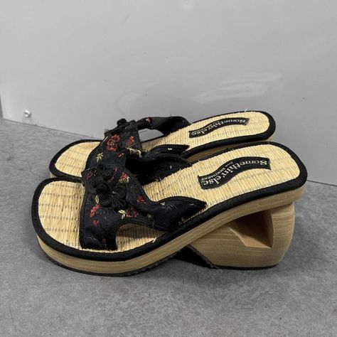 Sketchers Somethin’ Else Platforms

Early 2000’s,... - Depop Sketchers Sandals, Wooden Platform Sandals, Early 2000/, Early 2000’s, Embroidered Flowers, Platform Sandals, The Cutest, This Summer, Womens Sandals