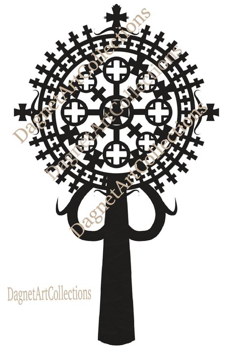 Ethiopian Cross Design, Ethiopian Orthodox Cross, Cross Drawing, Ethiopian Cross, Color Knowledge, Orthodox Cross, Design Object, Sleeve Tattoo, Cross Designs