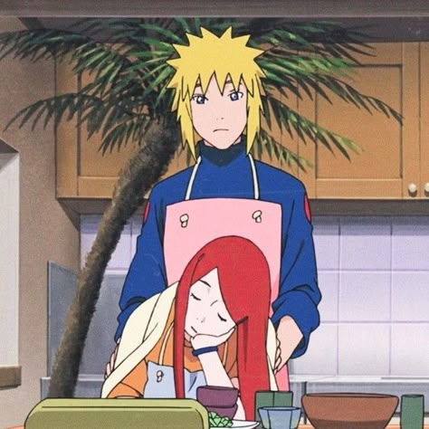 Kushina And Minato, Minato And Kushina, Minato Kushina, Minato Namikaze, Kushina Uzumaki, Naruto, Anime