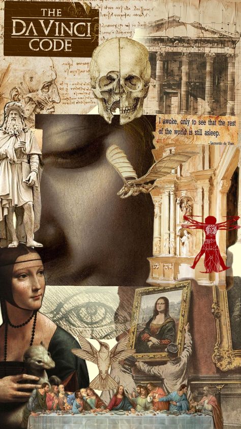 Davinci Code, Montage Art, Phone Customization, Dan Brown, Book Aesthetic, Coding, Book Cover, Books, Pins