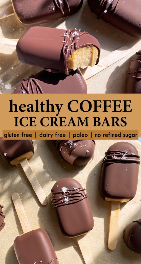 Coffee Ice Cream Bars, Healthy Ice Cream Bars, Healthy Coffee Ice Cream, Coffee Filling, Ice Cream Bar Recipe, Iced Cream, Cooking Therapy, Dairy Free Keto Recipes, Walnut Ice Cream