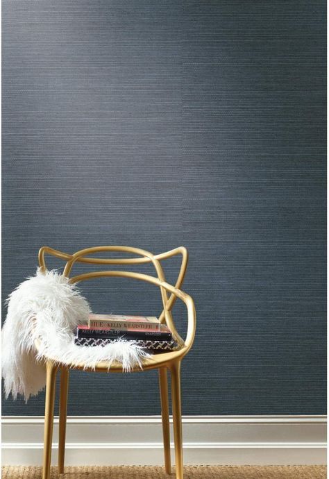 Sisal Wallpaper, Stripped Wallpaper, Look Wallpaper, Grass Wallpaper, How To Hang Wallpaper, York Wallcoverings, Grasscloth Wallpaper, Magnolia Homes, Burke Decor