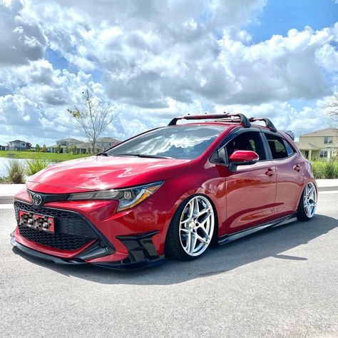 Toyota Corolla Hatchback Modified, Gr Corolla, New Corolla, Corolla Sport, Toyota Corolla Hatchback, Car Builds, Red Cars, Corolla Hatchback, Hatchbacks