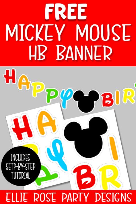 Birthday Free Printables, Mickey Mouse Clubhouse Birthday Cake, Friends Printables, Mickey Mouse Club House, Twodles Birthday, Mickey Mouse Clubhouse Birthday Party, Disney Classroom, Mickey Birthday Party, Mickey Mouse Clubhouse Birthday