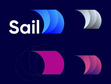 Sail Logo by Md Nasim Sarder on Dribbble Sail Logo Design, Sail Logo, Game Banner, Gaming Banner, Book Icons, Logo Collection, Vodafone Logo, Creative Thinking, Logo Inspiration