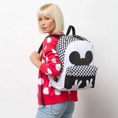 Disney x Vans Checkerboard Mickey Mouse Realm Backpack #Mouse#Designed#commemorate Vans Checkerboard, Vans Store, Disney Planning, Purple Walls, Classic Hats, Shop Accessories, Disney Jewelry, Mickey Ears, Disney Accessories