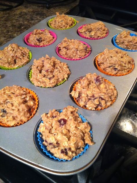 Oatmeal Protein Muffins, Muffin Healthy, Advocare Diet, Vegan Muffin, Oatmeal Protein, Advocare Recipes, Muffins Vegan, 24 Day Challenge, Oat Muffins