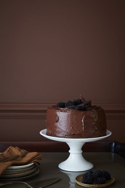 17 of the Best Brown Paint Colours, On-trend For 2024 4 Brown Paint Colors, Chocolate Ganache Cake, Ganache Cake, Easter Eggs Chocolate, Desserts Menu, Sweet Treats Recipes, Little Greene Paint, Handmade Chocolates, Brown Paint