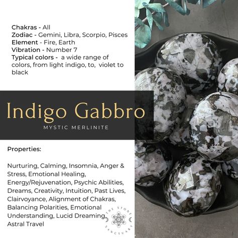 Indigo Gabbo Palm Stone Medium Mystic Merlinite Palm Stone | Etsy Indigo Gabbro Meaning, Indigo Gabbro Crystal Meaning, Merlinite Crystal Meaning, Indigo Crystals, Crystal Knowledge, Mystic Merlinite, Minerals Crystals Stones, Indigo Gabbro, The Chakras