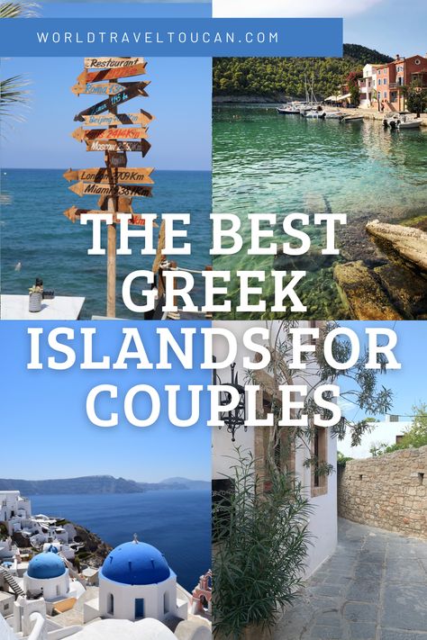 Shows a variety of four different Greek islands Trip To Greece, Best Greek Islands, Plan A Trip, Fun Couple, Romantic Travel, World Travel, Greece Travel, Greek Islands, Plan A