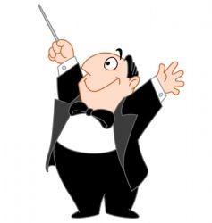 Conductor Royalty Free Vector Image - VectorStock Transparent Png, Free Vector Images, Png Images, Print On Demand, Vector Images, Vector Free, Royalty, Web Design, Illustrator