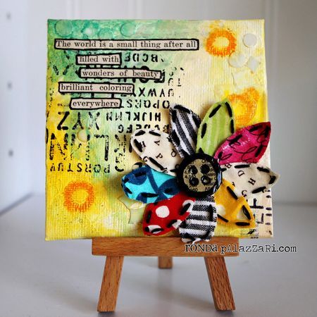 Beauty Everywhere Mini Canvas Tutorial Gesso Art, Canvas Art Ideas, Mixed Media Diy, Altered Canvas, Canvas Art Quotes, Canvas Art Projects, Canvas Projects, Mixed Media Art Journaling, Mini Canvas Art