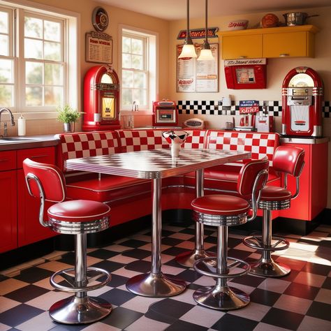 Home Decor Inspiration: Go Bold with These Unique Kitschy Kitchen Inspo!

 "Bring the joy of a 1950s kitchen to life with eclectic kitchen design and quirky kitchen decor! Dive into kitschy kitchen inspo that mixes retro kitchen colors with playful elements for a standout look. Perfect for those who love bold kitchen inspiration, this 50s kitchen style is packed with personality and charm. Retro Kitchen Colors, Eclectic Kitchen Design, Quirky Kitchen Decor, 50s Kitchen, Bold Kitchen, Quirky Kitchen, 1950s Kitchen, Kitschy Kitchen, Eclectic Kitchen