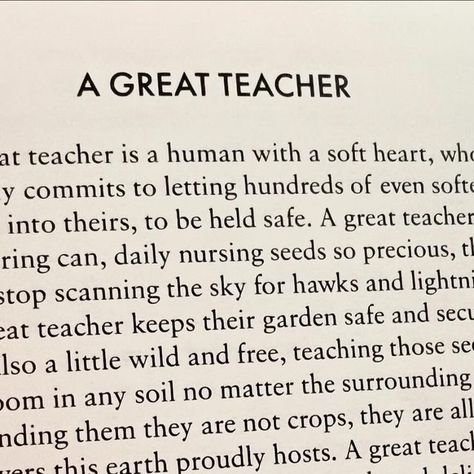 Donna Ashworth on Instagram: "Today is World Teachers Day and I wanted to include this poem in Growing Brave because what is more brave than dedicating a life to this pursuit? It is one of the hardest vocations there is. 

I see you all and I’m grateful 🙏🏻💛

#worldteachersday #teachers #teacherpoem" Poetry On Teachers, Short Poems For Teachers, Poems About Teachers Appreciation, My Promise To You Teacher Poem, What Is A Teacher Poem, Donna Ashworth, World Teachers Day, Teacher Poems, World Teacher Day