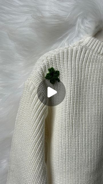 Lo and Co on Instagram: "With the Belmar St. Patrick’s Day parade coming up this weekend, it’s only fitting to share this lucky little sweater that I did!! 

I even added a surprise four leaf clover on the back 🍀🤫

.
.
.
.
.
#handembroiderydesign #giftideas #stpattysday #parade #babygirl #spring #loandco" Hand Embroidery Design, St Pattys Day, Four Leaf, Leaf Clover, Four Leaf Clover, St Patrick, This Weekend, The Back, To Share