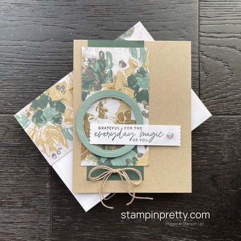 Fancy Flora Stampin Up Cards, Mary Fish, Dsp Cards, Stampin Pretty, Hello Cards, Designer Paper, Encouragement Cards, Stamping Up Cards, Masculine Cards