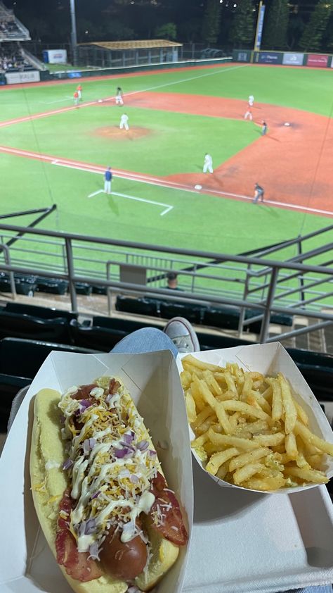 Baseball Game Food, Usa Life, Diner Restaurant, Restaurant Ideas, Life Aesthetic, Baseball Game, Game Food, Baseball Games, Food Diary