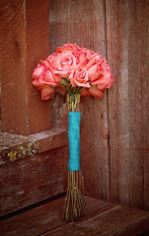 Long Stem Roses Wedding Bouquet Long Stem Roses Wedding, Roses Wedding Bouquet, Woods Wedding, Long Stem Roses, Trendy Plants, Rustic Wedding Chic, Most Popular Flowers, Rustic Wedding Bouquet, Asian Garden