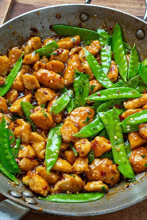 Chicken Recipies, Chinese Cooking Recipes, Easy Chinese Recipes, Healthier Food, Honey Garlic Chicken, Filipino Food, Chinese Recipes, Chinese Cooking, Food Recepie