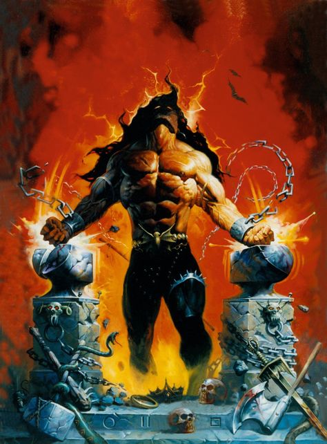 Fanasty Art, Bodybuilder Art, Barbarian Art, Ken Kelly, Arte Heavy Metal, Arte Pulp, Classic Fantasy, Art Alien, Heavy Metal Art