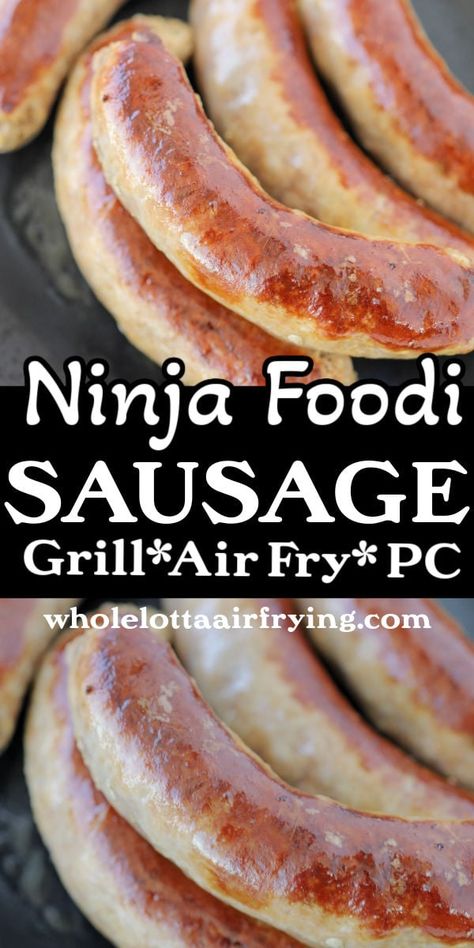 You'll love this easy sausages in ninja foodi grill recipes that are so quick and simple for dinner. Grill, Air Fryer, or Pressure Cooker sausages and brats in the Ninja Foodi. Ninja Foodi Grill Recipes, Dinner Grill, Ninja Foodi Grill, How To Cook Brats, Grilled Brats, Smoked Sausage Recipes, Best Pressure Cooker, Quick Stir Fry, Grilled Sausage