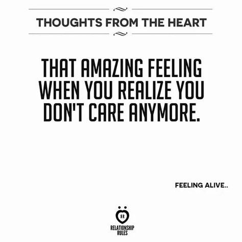 That amazing feeling when you realize you don't care anymore. Done Trying, Arabic English Quotes, Broken Wings, Stop Caring, Dont Care, You Dont Care, Good Attitude Quotes, Different Emotions, Learn To Fly