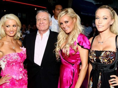 Hugh Hefner Girlfriends, Crystal Hefner, Bridget Marquardt, The House Bunny, House Bunny, Two Blondes, Kendra Wilkinson, Holly Madison, Hugh Hefner