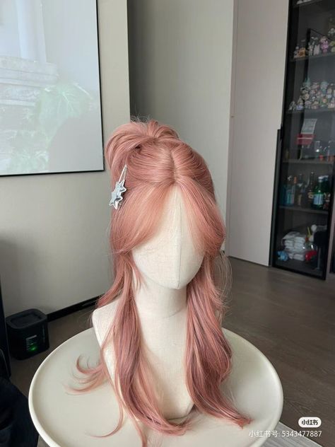 Hair Doctor, Hair Style Korea, Hair Inspiration Long, Hair Tips Video, Ribbon Hairstyle, Pink Wig, Pretty Hair Color, Hair Stylies, Hair Up Styles