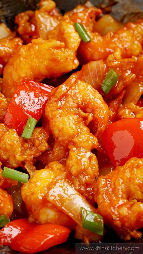 Sweet and Sour Prawn Balls | Khin's Kitchen | Chinese Cuisine Sweet And Sour Fish Recipe, Prawn Balls, Chinese Fish Recipe, Sweet And Sour Prawns, Prawn Dishes, Homemade Chinese Food, Cantonese Cuisine, Hot And Sour Soup, Prawn Recipes