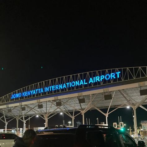 Kwaheri Kenya Sign Airport, Jkia Airport At Night, Kenya Airport, Jomo Kenyatta International Airport, Paragraph For Boyfriend, Jomo Kenyatta, Fake Pics, Kenya Nairobi, Airport Aesthetic