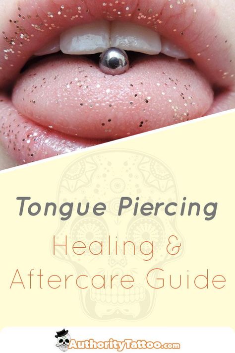 We explain every little detail about the tongue piercing healing process, including everything you need to know for your piercing to heal perfectly. Tongue Piercing Healing Process, Unconventional Piercings, Weird Piercings, Piercing Healing, Tongue Piercing Jewelry, Tongue Piercings, Double Tongue Piercing, Piercing Chart, Septum Piercings