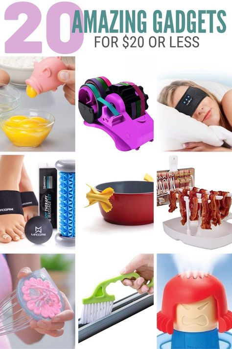 Here's a fun list of cool gadgets that you can buy on a budget of $20 or less. These gadgets are so cool you'll wonder how they can cost so little! #thecraftyblogstalker #bestgadgets #amazongadgets #gadgets Amazon Gadgets Videos 2023, Trending Kitchen Gadgets, Amazon Finds Gadgets, Gadgets That Make Life Easier, Genius Inventions Gadgets, Household Gadgets Genius Ideas, Life Hack Gadgets, Cool Products Gadgets, Cool Gadgets Awesome Inventions