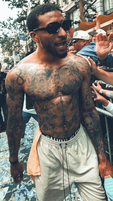 Athlete Tattoos Men, Gary Payton Ii, Nba Photos, Bodies In Motion, Gary Payton, Warriors Basketball, Love Basketball, Attractive Guys, Nba Players