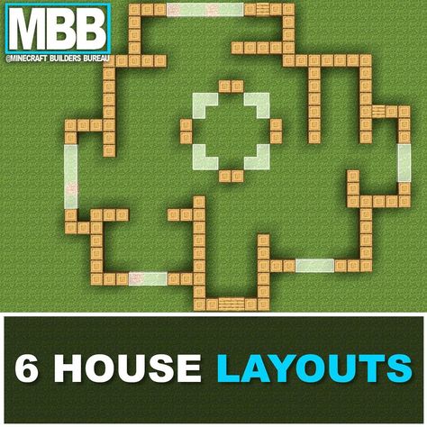 Minecraft Builders Bureau on Instagram: “We haven’t done a house layouts in a little while so here’s some fun designs, which do you want built? . . . . #minecraft #minecraftbuild…” Minecraft Layouts Houses, Minecraft Building Guides / Charts, Minecraft Apartment Layout, Minecraft House Floorplan, Minecraft Blue Prints, House Layouts Minecraft, Minecraft School Layout, Minecraft Houses Blueprints Layout Easy Small, Minecraft House Plans Layout