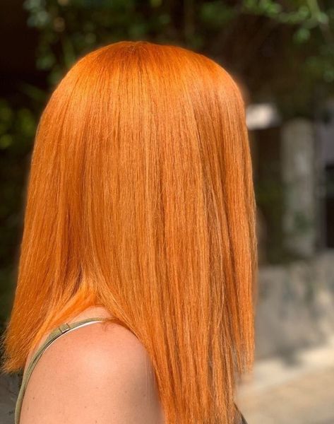 Golden Orange Hair, Bright Ginger Hair, Orange Copper Hair Color, Gold Copper Hair, Orange Copper Hair, Orange Ginger Hair, Light Orange Hair, Ginger Orange Hair, Copper Orange Hair