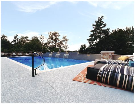 SUNDEK Classic Texture Pool Deck Kool Deck, Painted Pool, Pool Deck Resurfacing, Deck Resurfacing, Deck Cost, Deck Repair, Deck Pictures, Concrete Resurfacing, Residential Pool