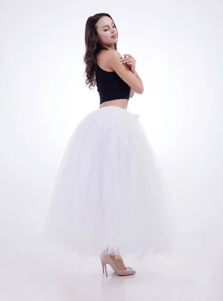 White Tulle Long Tutu Skirt – Ncocon Long Tutu Skirt, Costume Princess, Skirt Tutu, Long Tutu, Womens Cosplay, Under Skirt, Hoop Skirt, Tulle Tutu Skirt, Trumpet Skirt