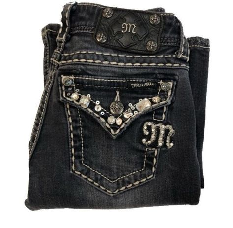 Mcbling Fashion, Black Png, 2000s Grunge, 2000s Fashion Outfits, Boot Jeans, Jeans Dark Wash, Cute Jeans, Swaggy Outfits, 2000s Fashion