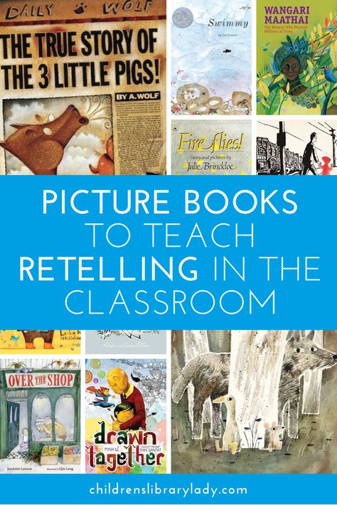 Retelling a story is the reader’s own account of what happened in a book. This important comprehension strategy promotes sequencing skills, print concepts, descriptive vocabulary and thinking skills. These picture books help teach this important comprehension strategy in your classroom. What Is Character, The Napping House, Jon Klassen, Wordless Picture Books, Wordless Book, Story Retell, Traditional Stories, Comprehension Strategies, Teaching Literacy