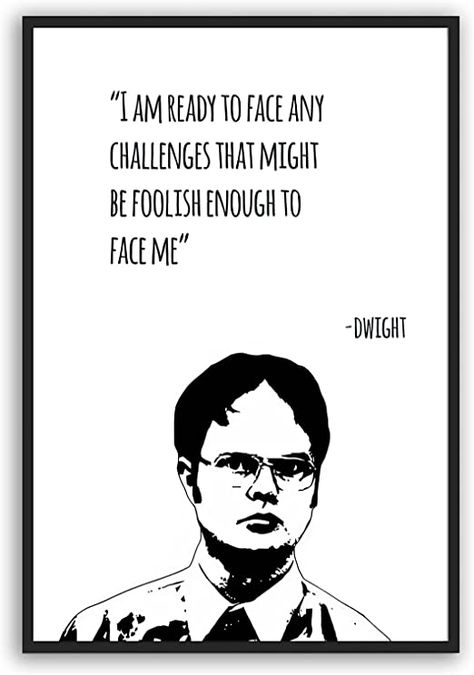 The Office Dwight Schrute Poster Dwight Poster Motivational Quote Poster The Office TV Show Wall Art and Funny Posters for Bedroom Living Room Apartment Dorm Decorations for Men UNFRAMED 16x24inch Tv Show Wall Art, Office Quotes Wall, Show Wall, Posters For Bedroom, Office Quotes Funny, The Office Dwight Schrute, The Office Dwight, The Office Tv Show, Funny Art Prints